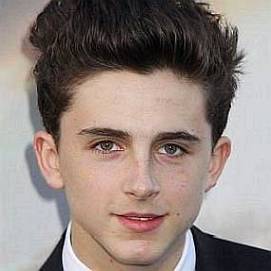 Timothee Chalamet dating "today" profile